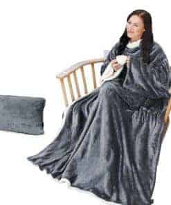 Manta Catalunya Sherpa con Mangas, Súper Suave Manta de