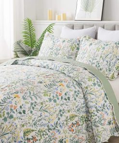 Juego de Colcha HoneiLife Queen - 3 Piezas de Microfibra