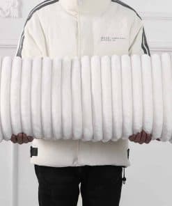 Fundas de cojín decorativas lumbar de piel sintética PANOD