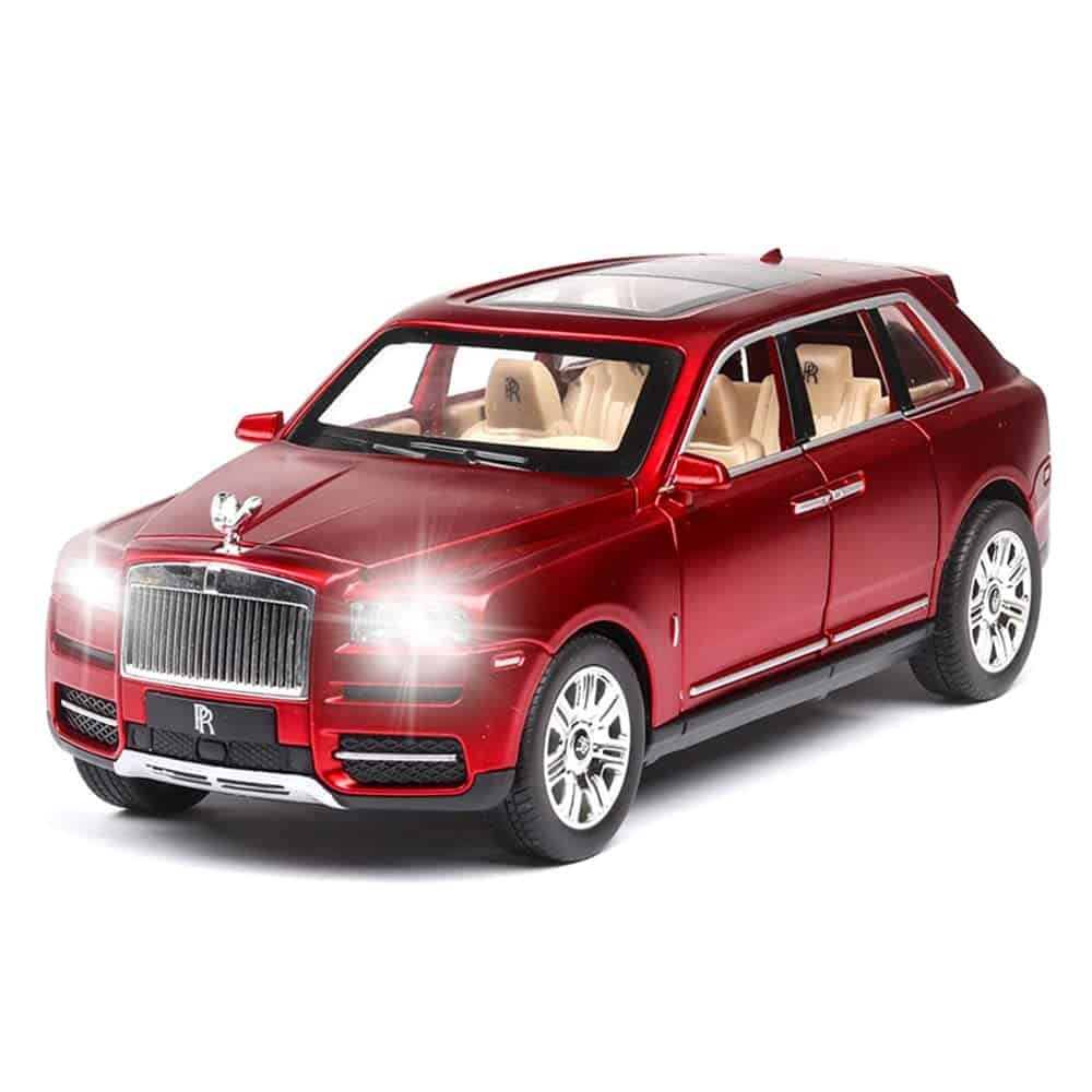 Coche Modelo Rolls-Royce Cullinan 1/24, Coche de Juguete de