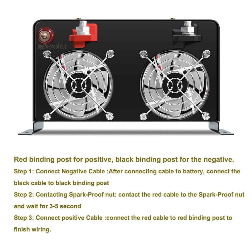 Inversor de Onda Sinusoidal Pura WZRELB 3000W 48VDC a - Imagen 7