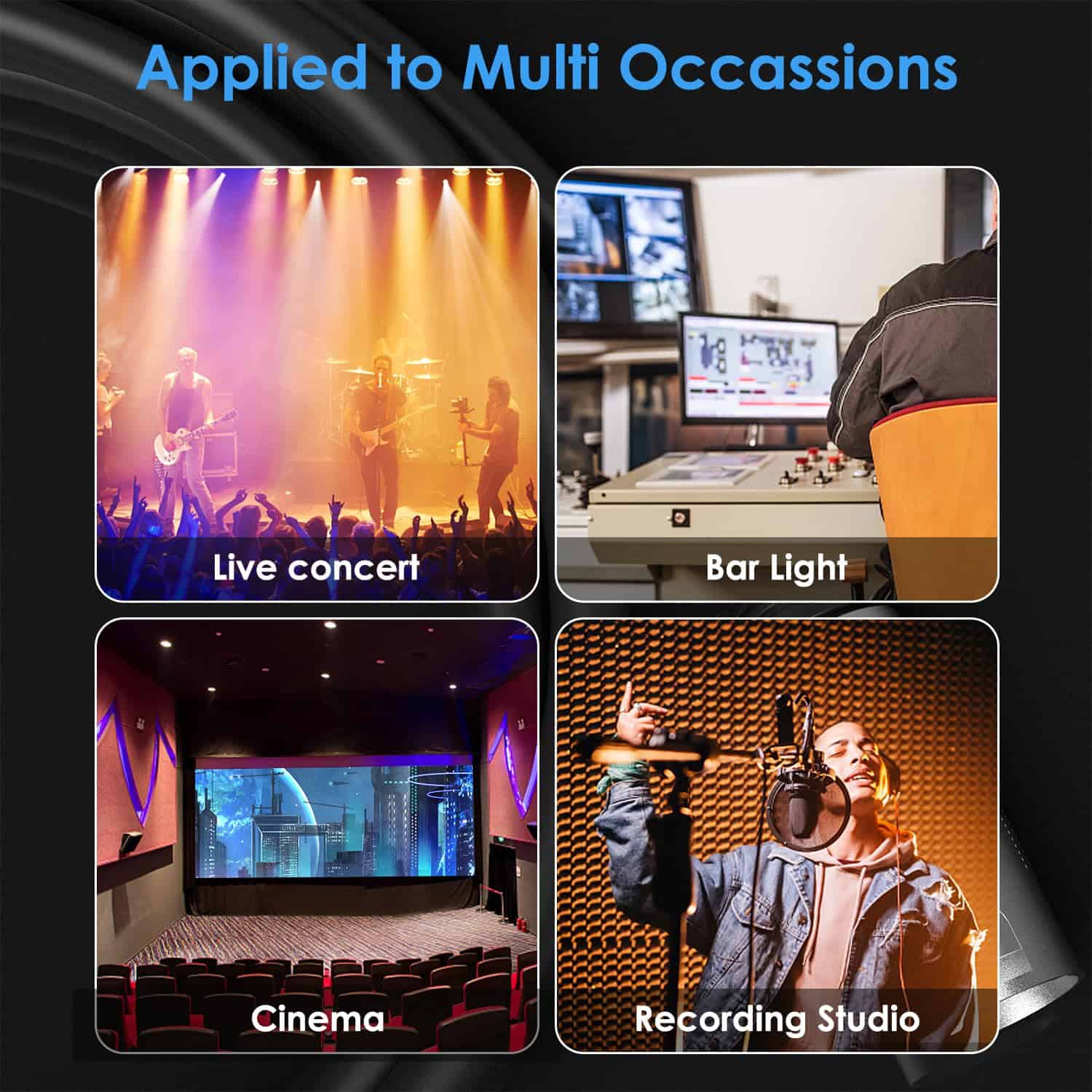 2 PCS 50 Feet XLR Cable XLR Cable XLR Masculino a Femenino - Imagen 7