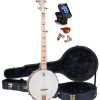 Banjo Goodtime 5-String para Zurdos con Estuche Duro