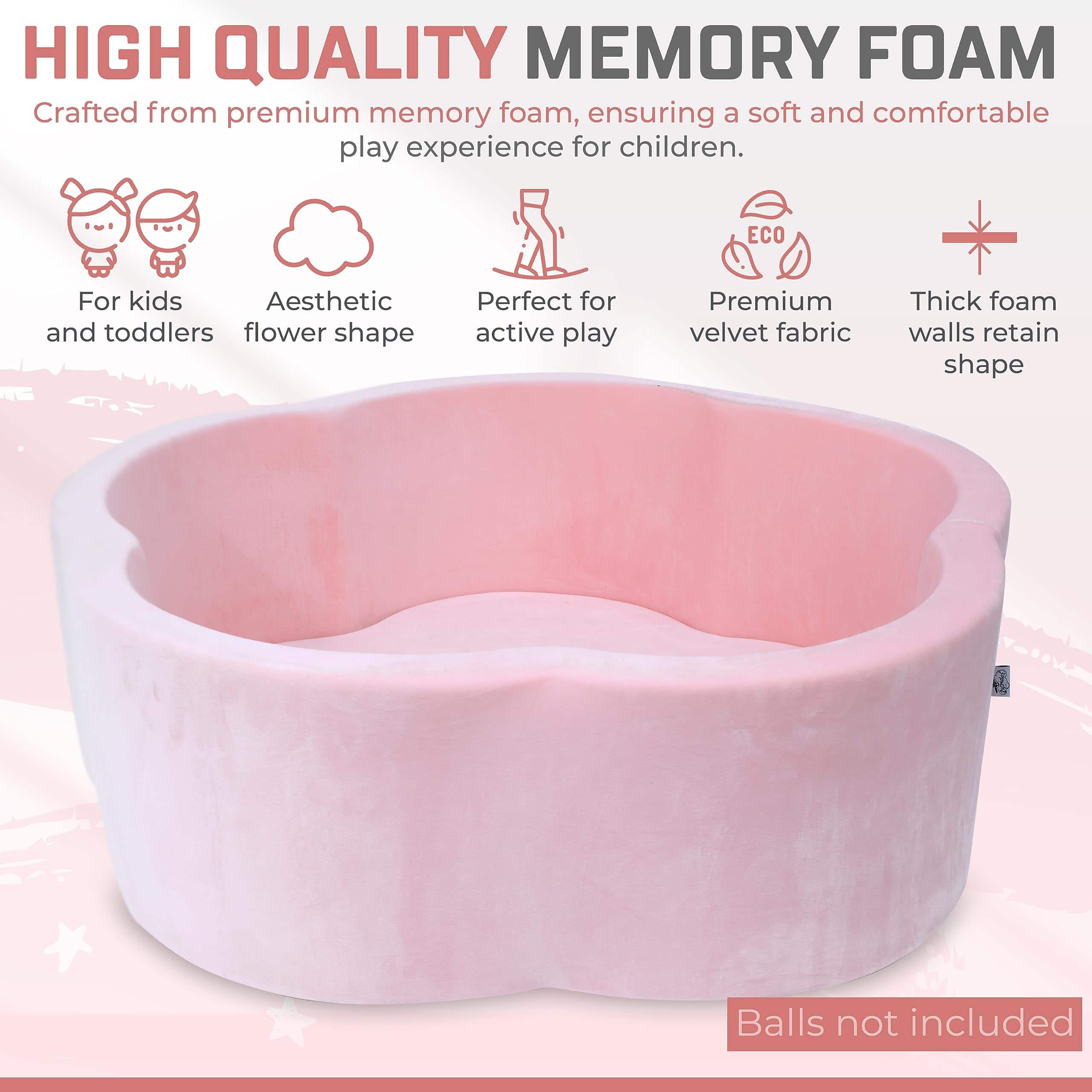 ZYSMALAT Ball Pit para Bebés, Espuma de Memoria de - Imagen 3