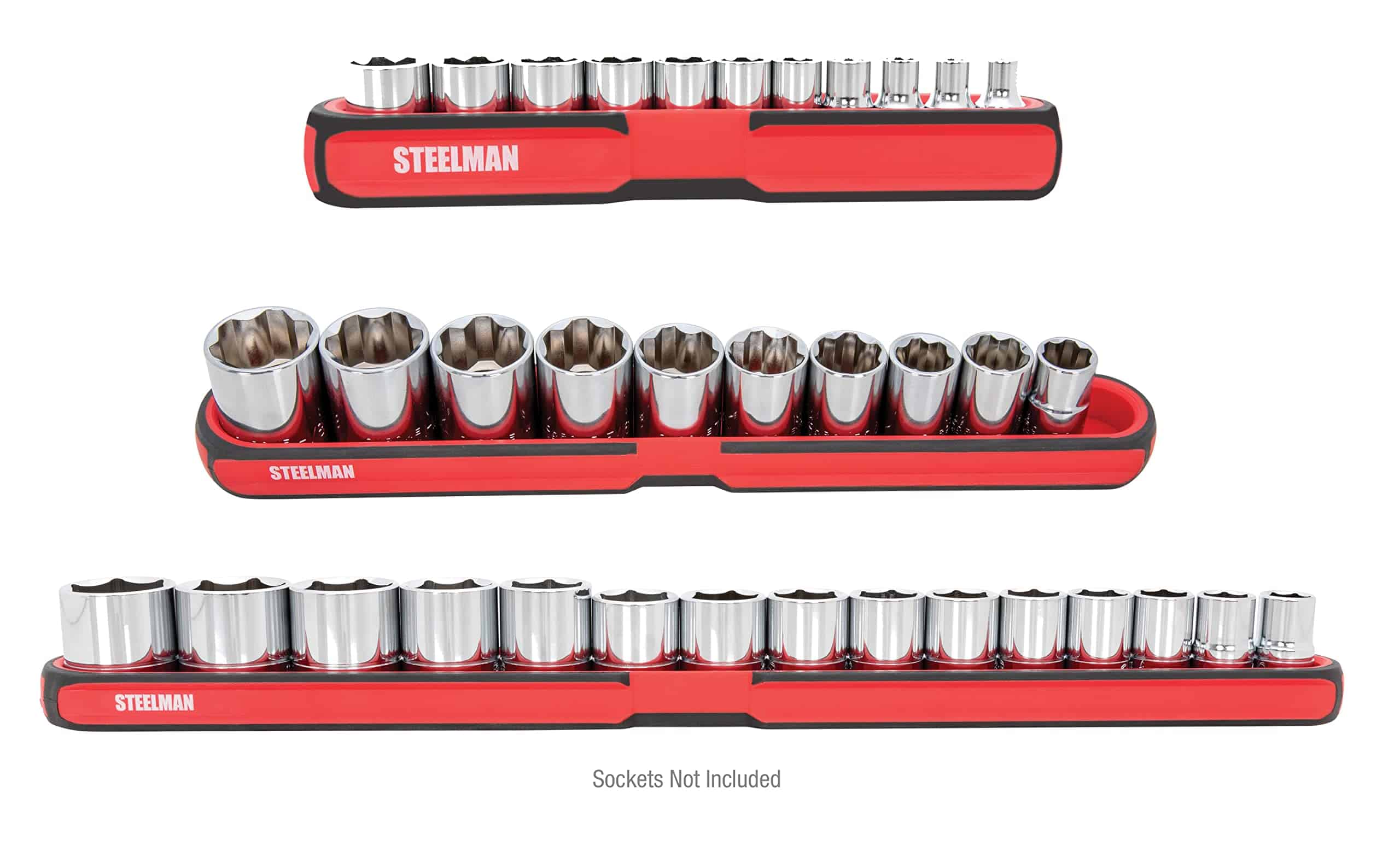 Juego de 3 bandejas magnéticas Steelman para almacenamiento - Imagen 3