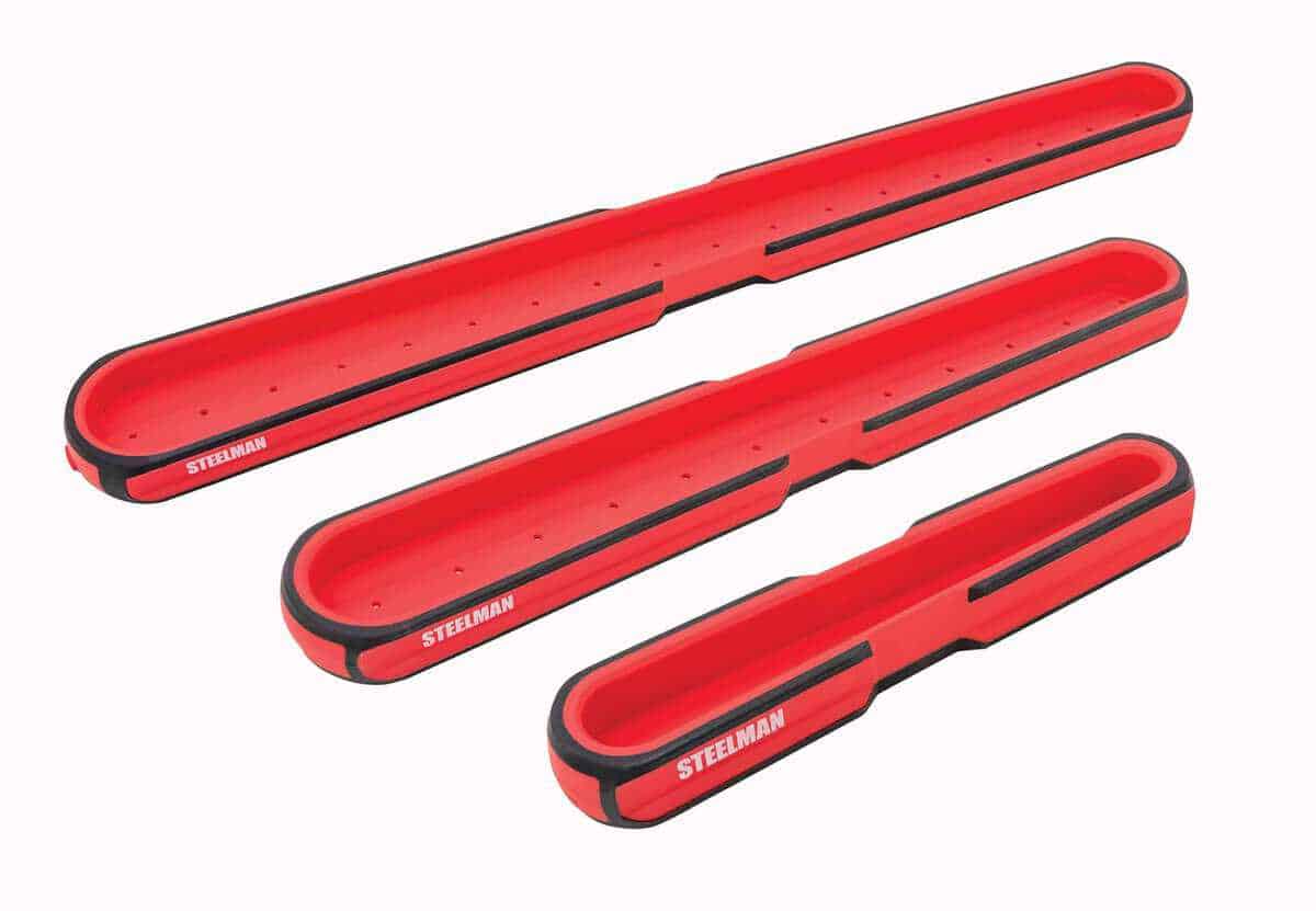 Juego de 3 bandejas magnéticas Steelman para almacenamiento