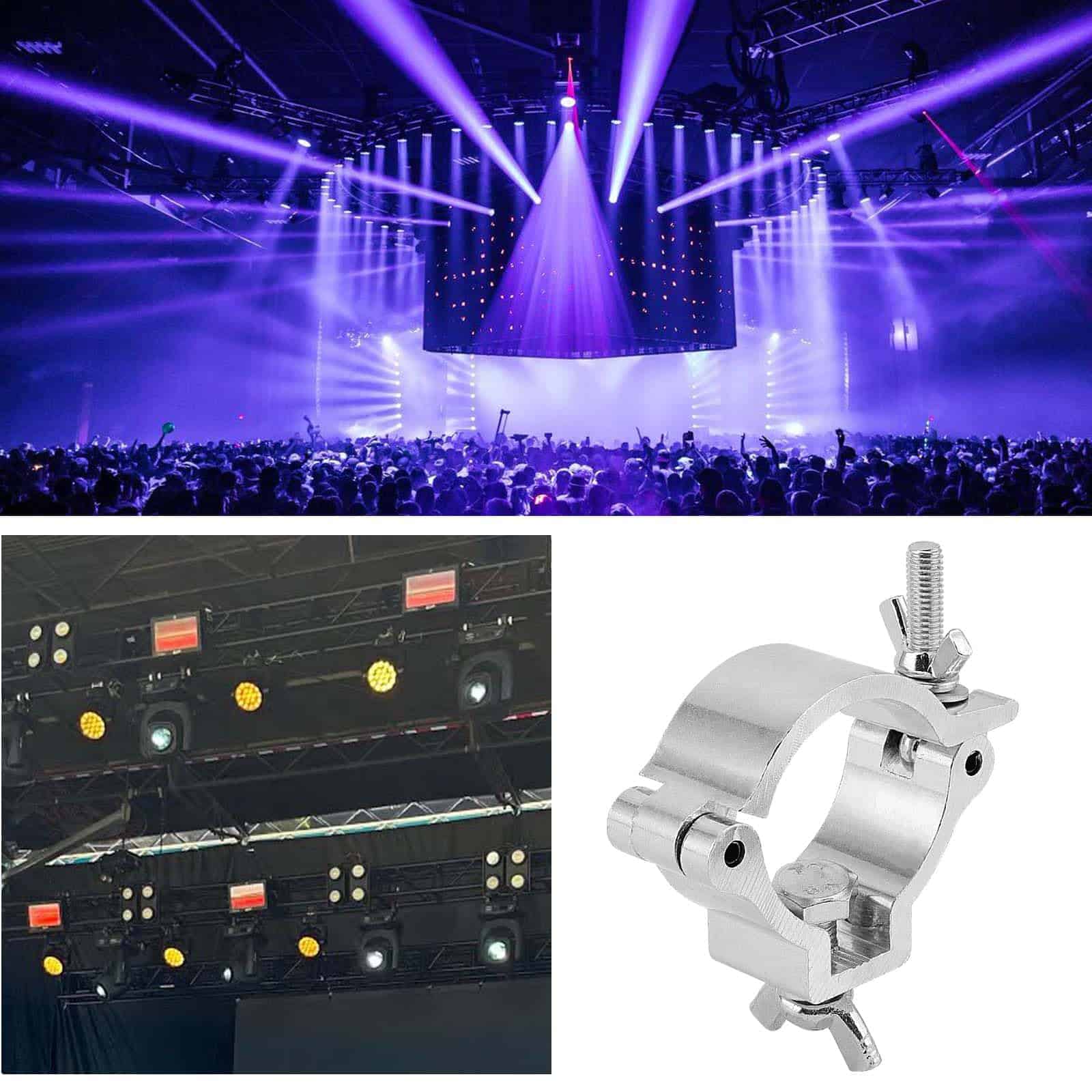 KOHAND 12 Pack Abrazadera de Luz de Escenario, Abrazaderas - Imagen 8