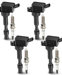 Paquete de 4 Bobinas de Encendido Hurotoms con 4 Bujías de