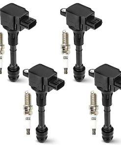 Paquete de 4 Bobinas de Encendido Hurotoms con 4 Bujías de