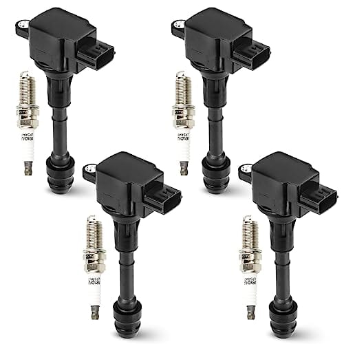 Paquete de 4 Bobinas de Encendido Hurotoms con 4 Bujías de