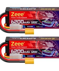 Batería Lipo Zeee 3S 6200mAh 11.1V 120C Estuche Duro con