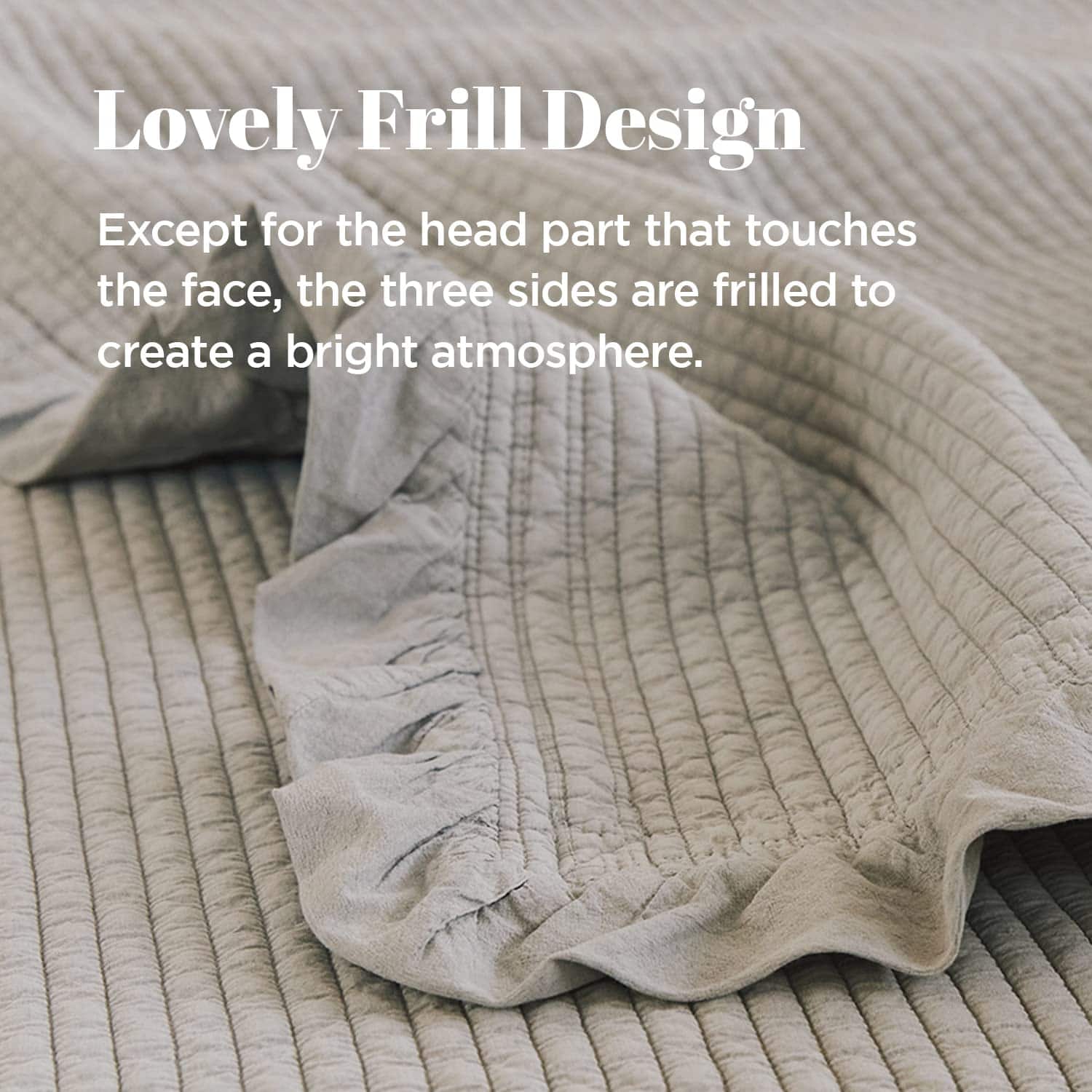 Colcha 100% Algodón con Borlas - Tamaño Twin 160 x 210 cm - - Imagen 7