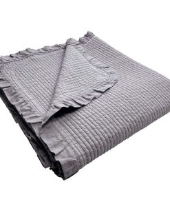 Colcha 100% Algodón con Borlas - Tamaño Twin 160 x 210 cm -