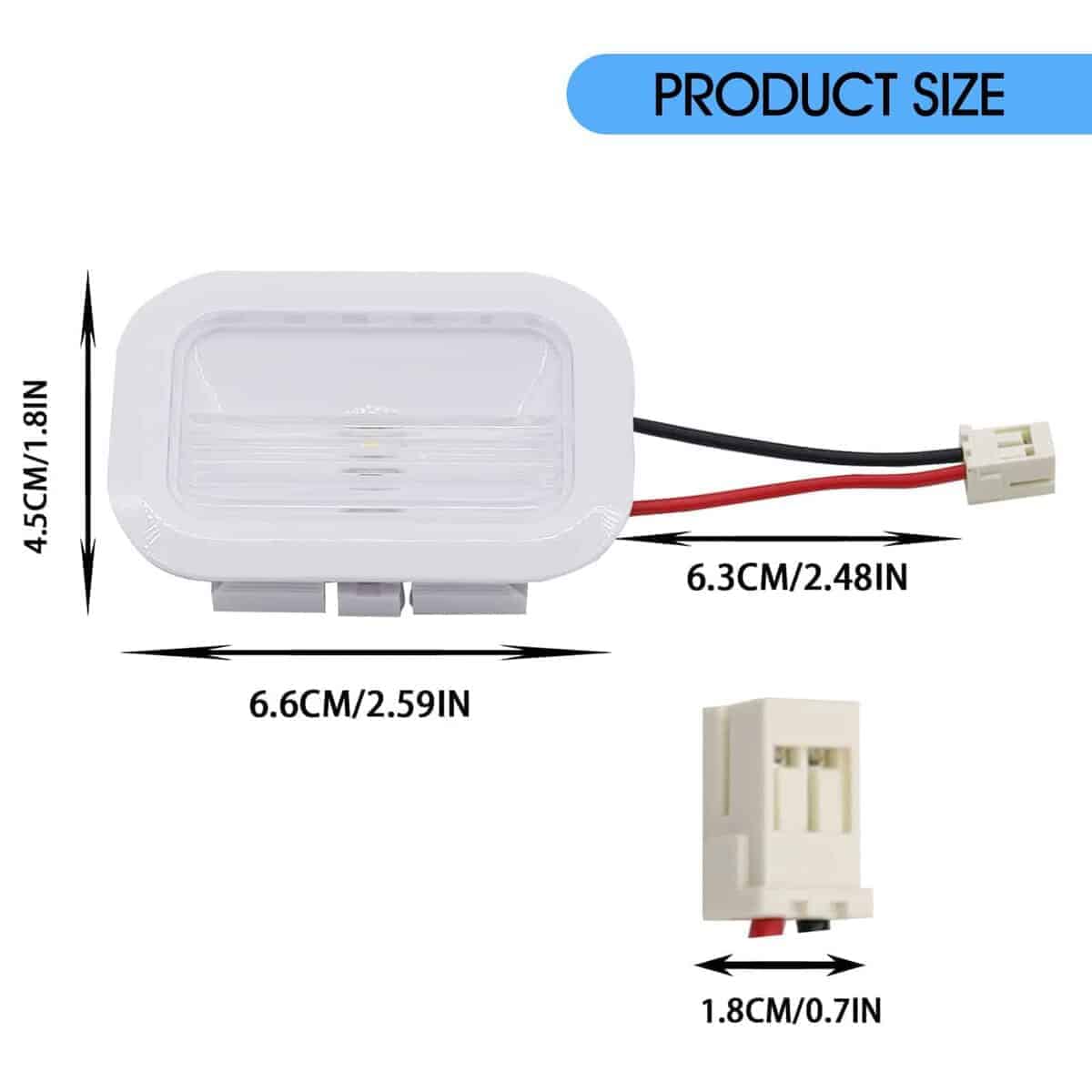 Módulo LED para Refrigerador Delixike W10843353 (W11205083, - Imagen 3