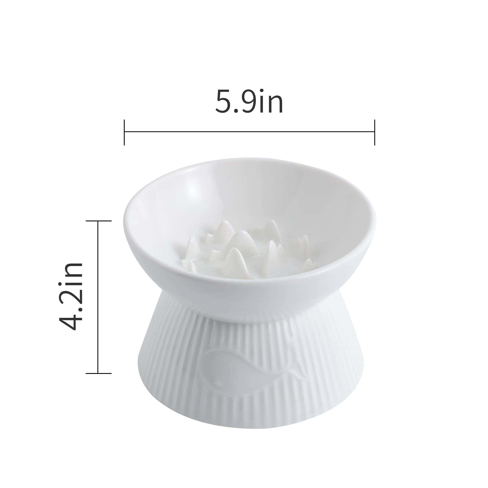 Tazones de Comida para Gatos y Perros Pequeños de Cerámica - Imagen 4