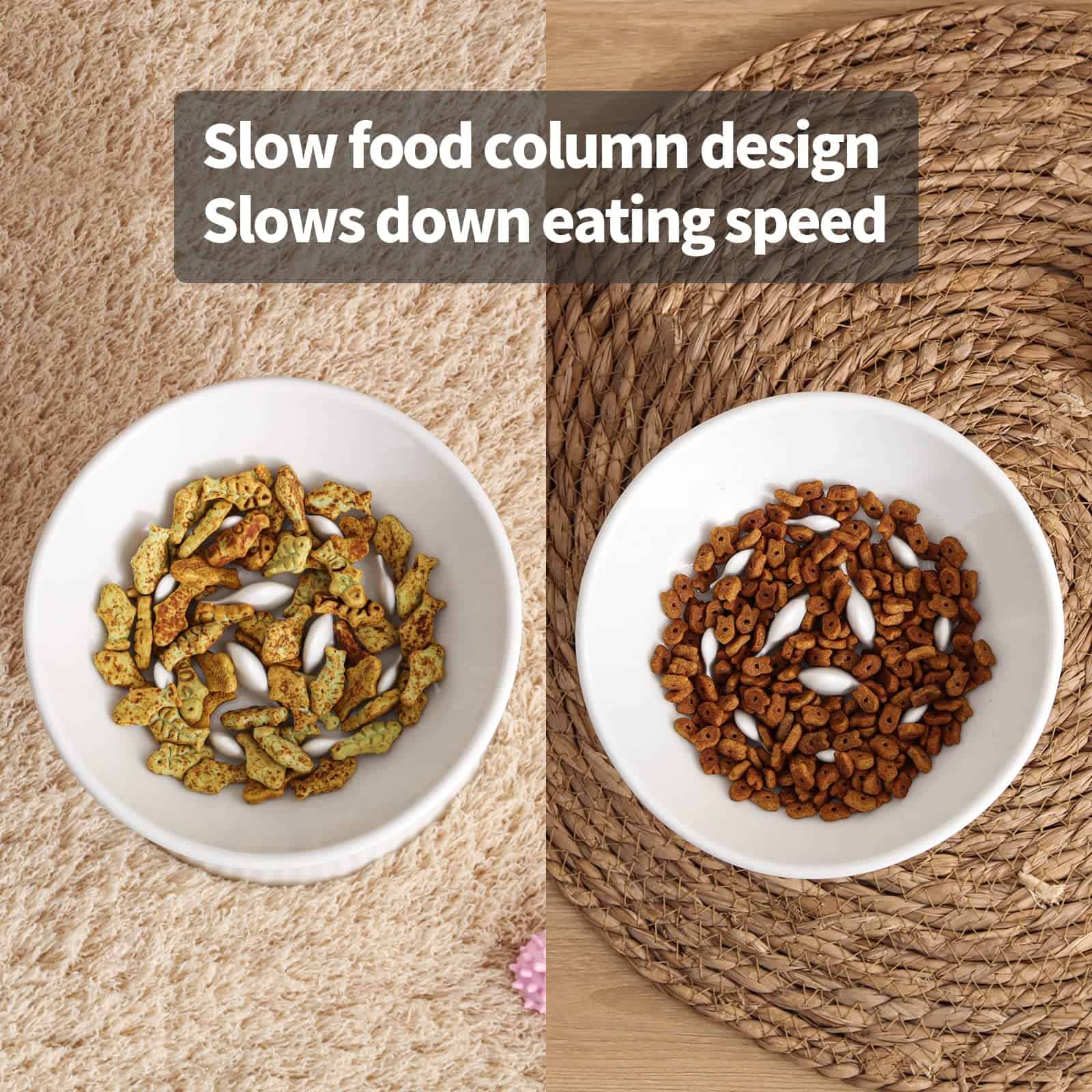 Tazones de Comida para Gatos y Perros Pequeños de Cerámica - Imagen 6