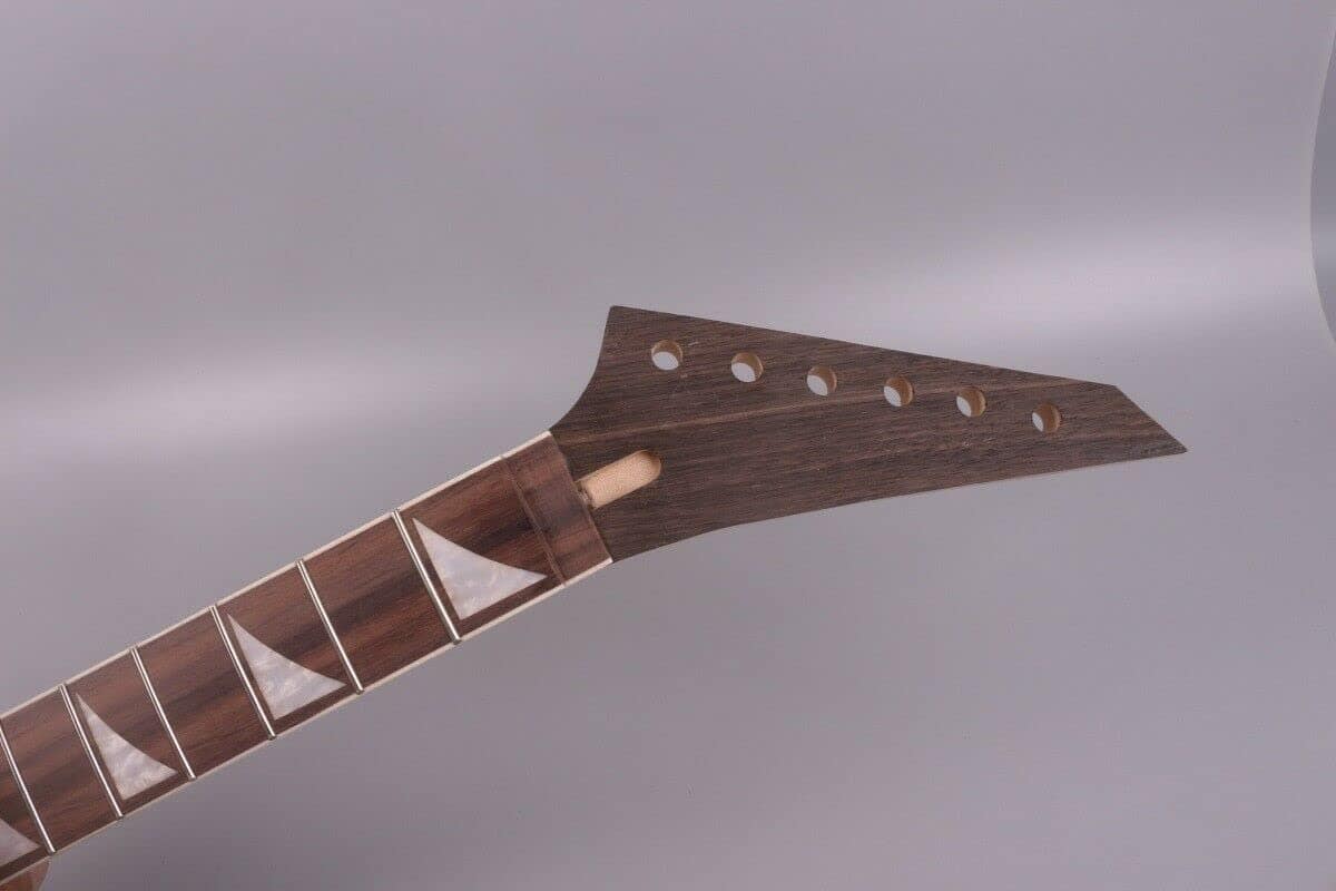 Nuevo Mango de Guitarra 24 Trastes 25.5 pulgadas Shark Fin - Imagen 7