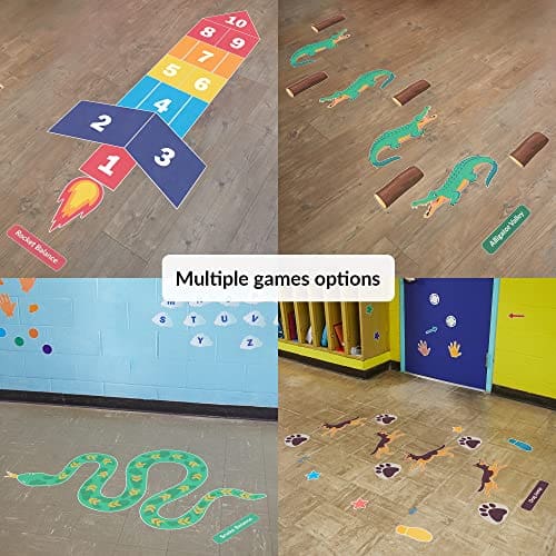 Calcomanías Sensoriales para Piso y Pared | 126 Pegatinas - Imagen 5