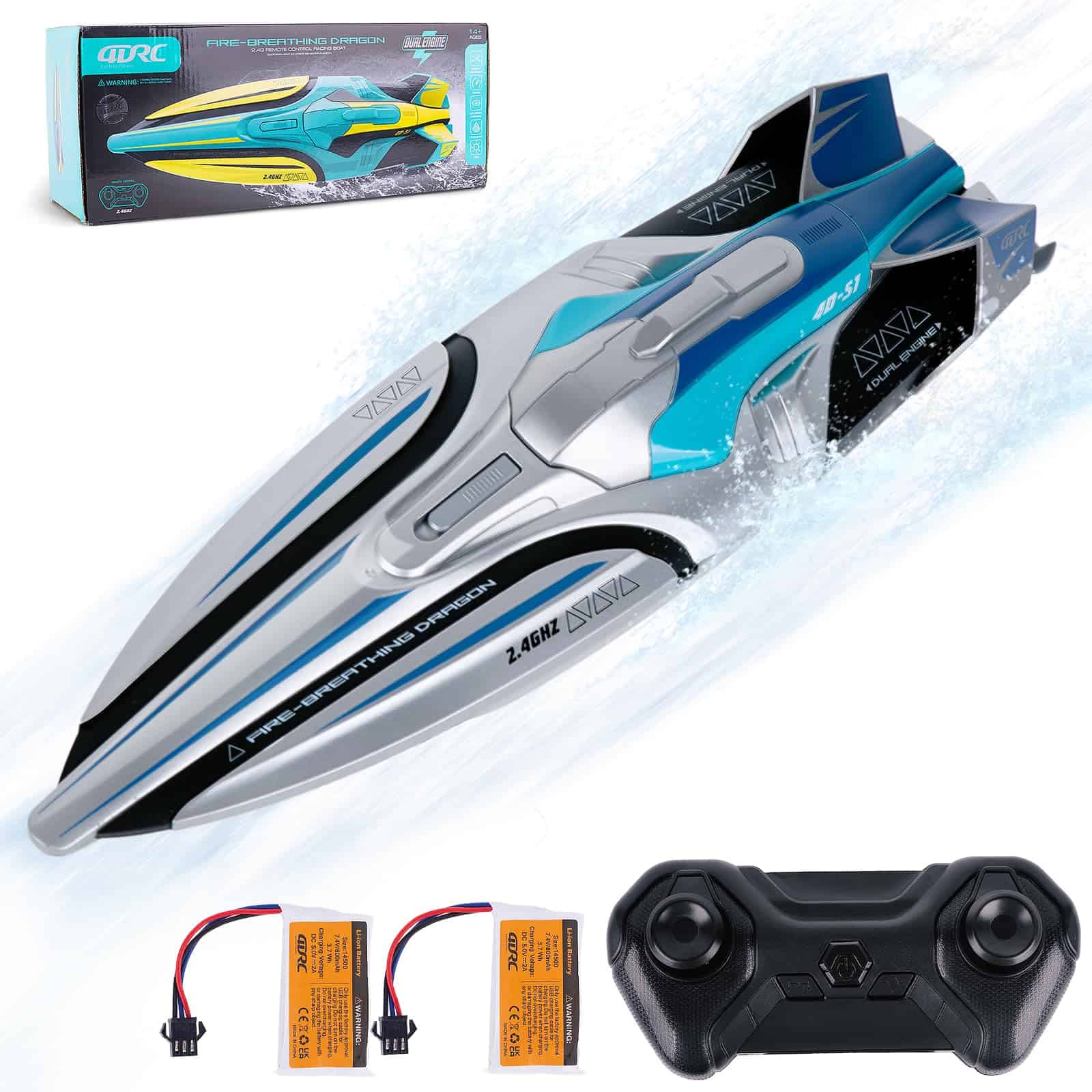 Barco de control remoto Berry President 18MPH para niños y