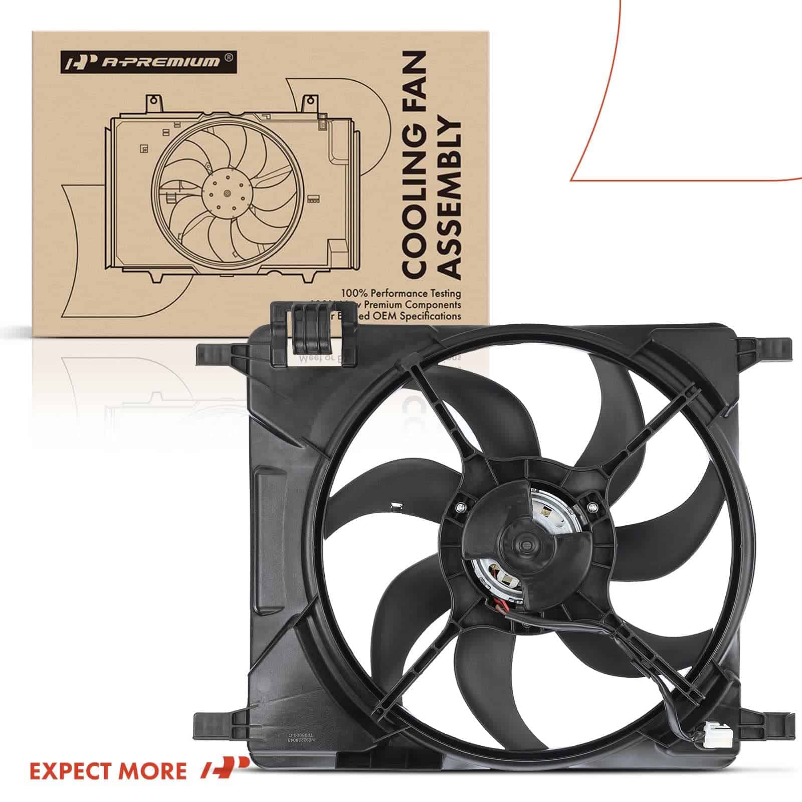 Ensamble del Ventilador de Refrigeración del Radiador del - Imagen 9