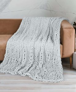 Manta de Punto Grueso Catalonia, Súper Suave Manta de