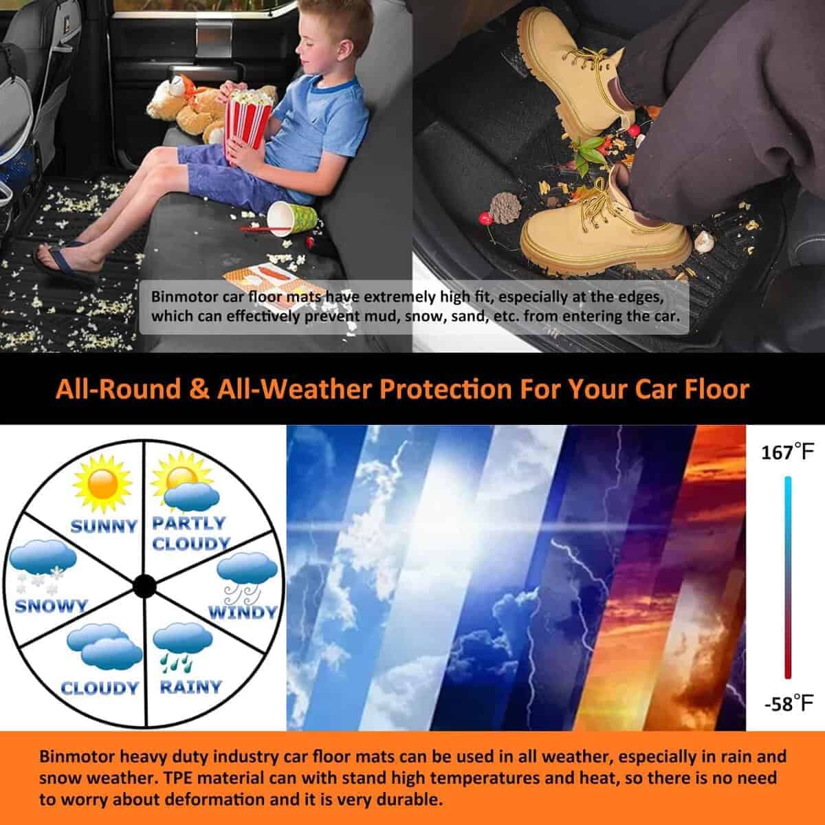 Tapetes para Todo Clima y Forro de Carga para Subaru - Imagen 9