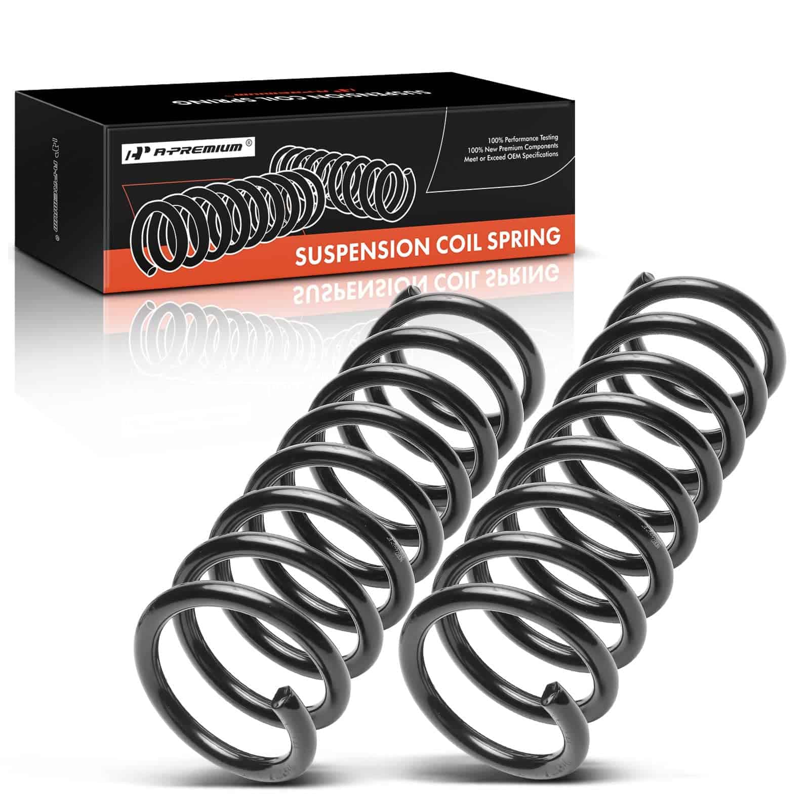 Conjunto de 2 resortes de suspensión trasera A-Premium