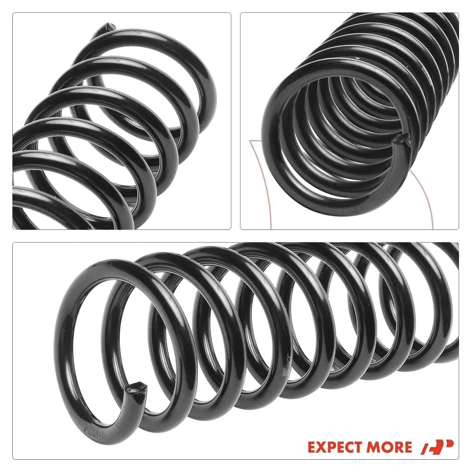 Conjunto de 2 resortes de suspensión trasera A-Premium - Imagen 10