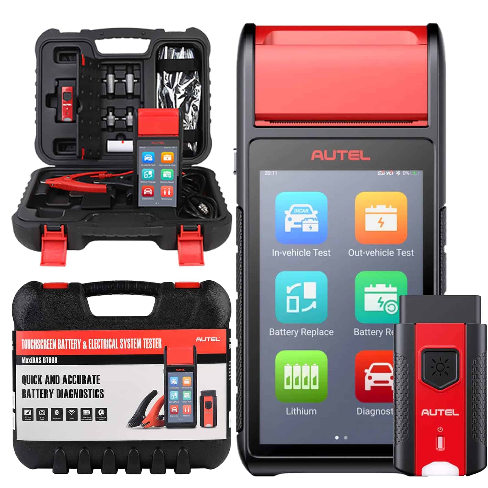 Autel Battery Tester MaxiBAS BT608 (E): Herramienta de