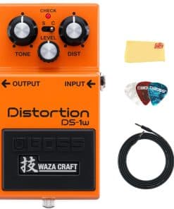 Pedal de Efecto de Distorsión Boss DS-1W Waza para Guitarra