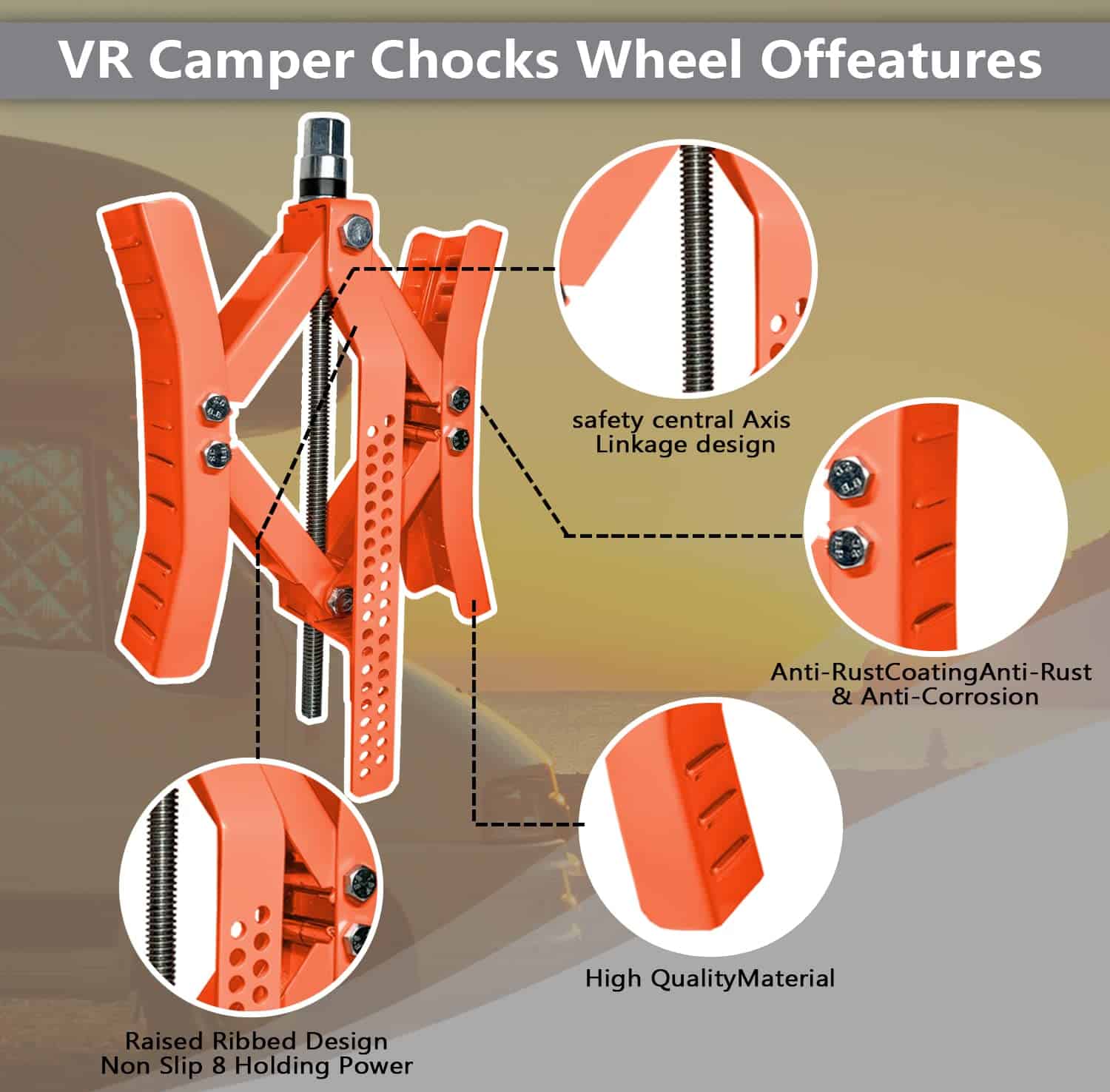 Topes de rueda estabilizadores para RV RVPNR, topes x para - Imagen 3