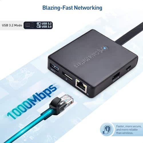 Cable Matters 8-en-1 USB C Hub DisplayPort 1.4, USB C Dock - Imagen 6