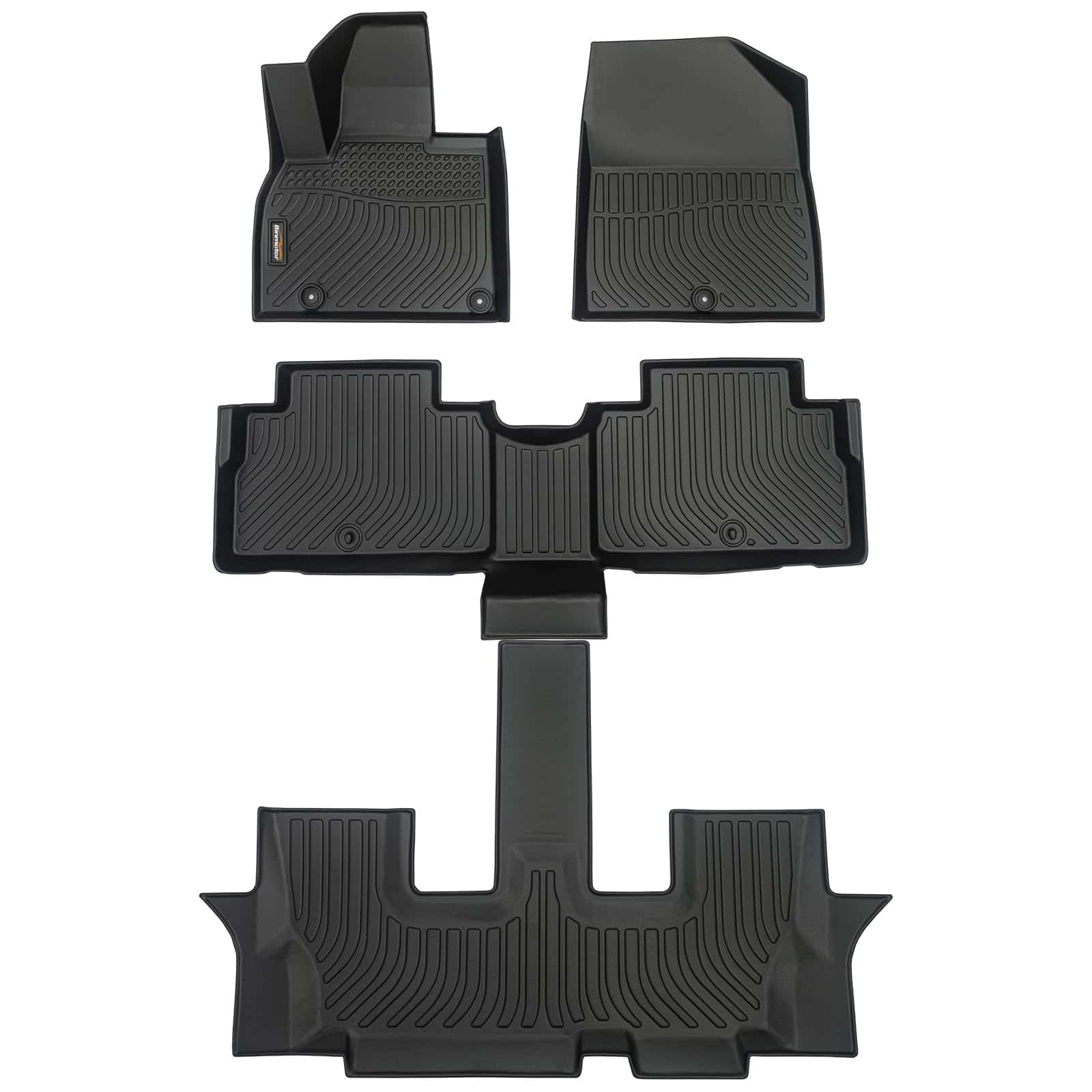 Tapetes para Piso 2020-2024 Kia Telluride(7 Pasajeros),