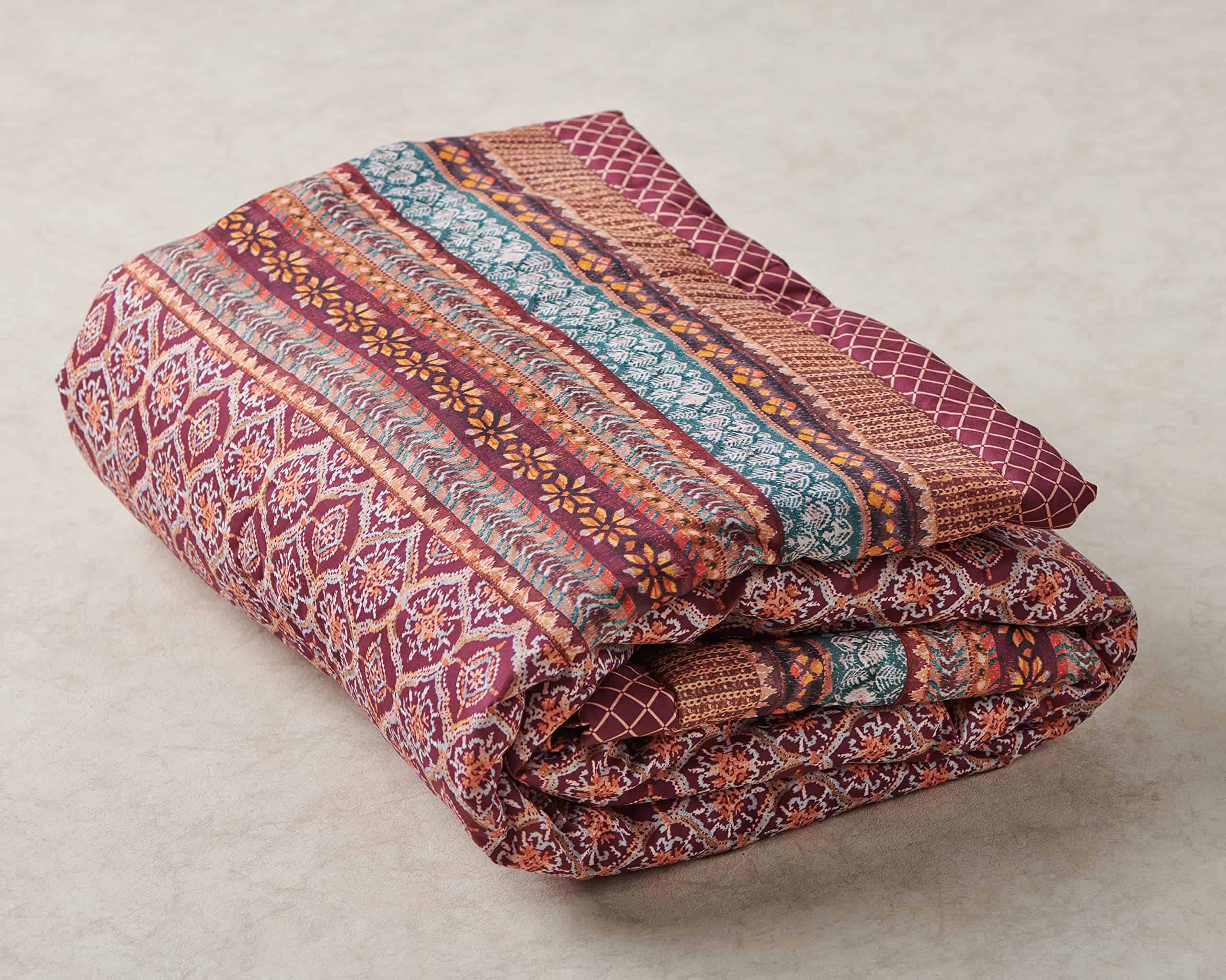 Maison d' Hermine Manta de Algodón Fair Isle para Cama - Imagen 10