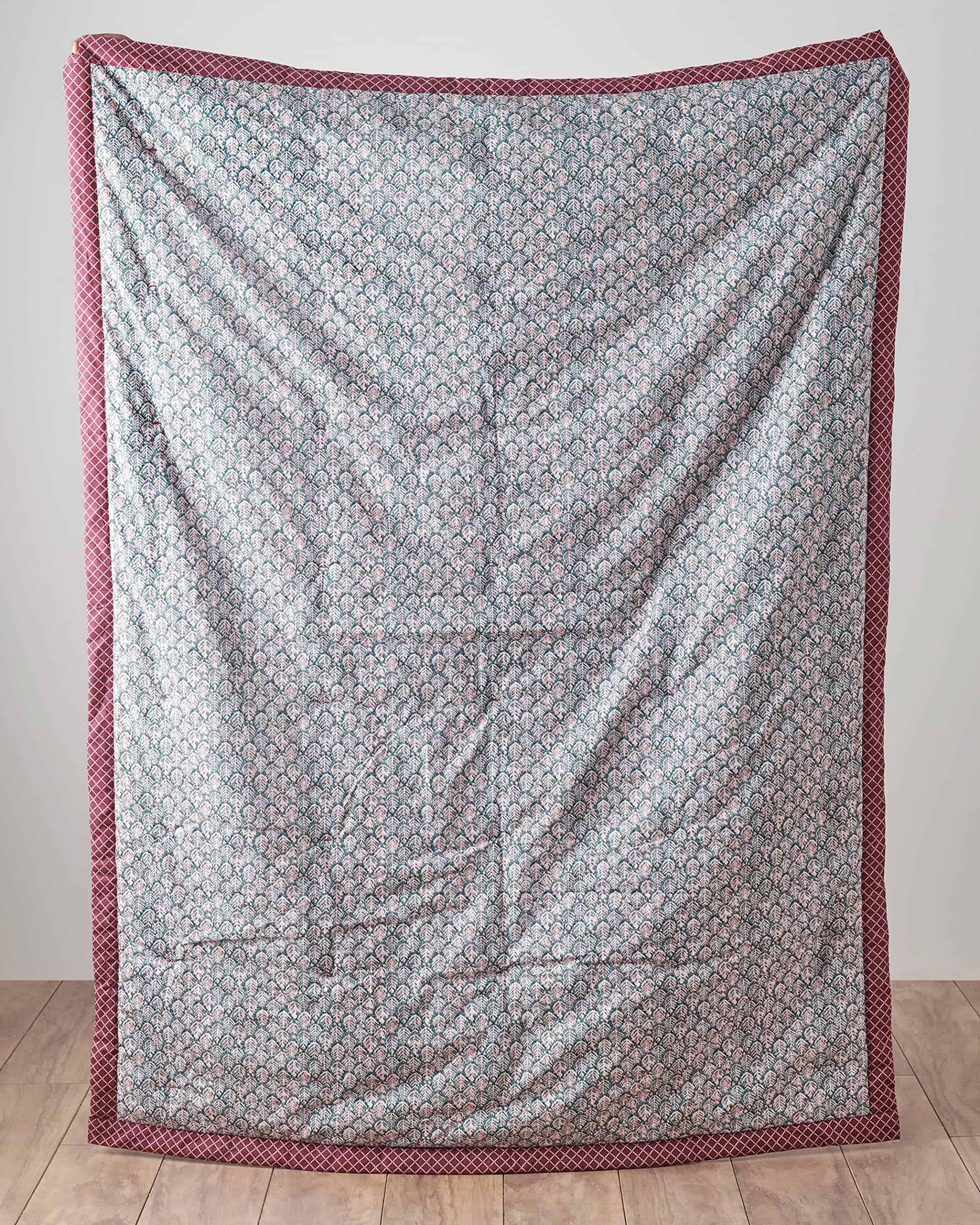 Maison d' Hermine Manta de Algodón Fair Isle para Cama - Imagen 4