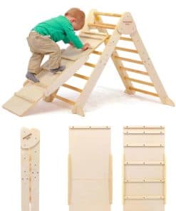 Set de Pikler Triangle Preferido - 3 en 1 Juego de Escalada
