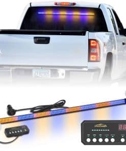 XRIDONSEN 35 pulgadas Barra de luces de advertencia con 144