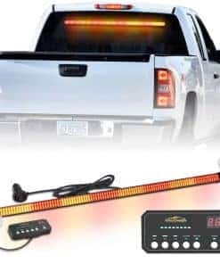 XRIDONSEN Barra de luz de advertencia de 35 pulgadas 144