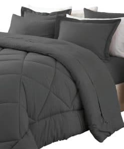 Juego de edredón para cama Queen Sleepdown con sábanas 7