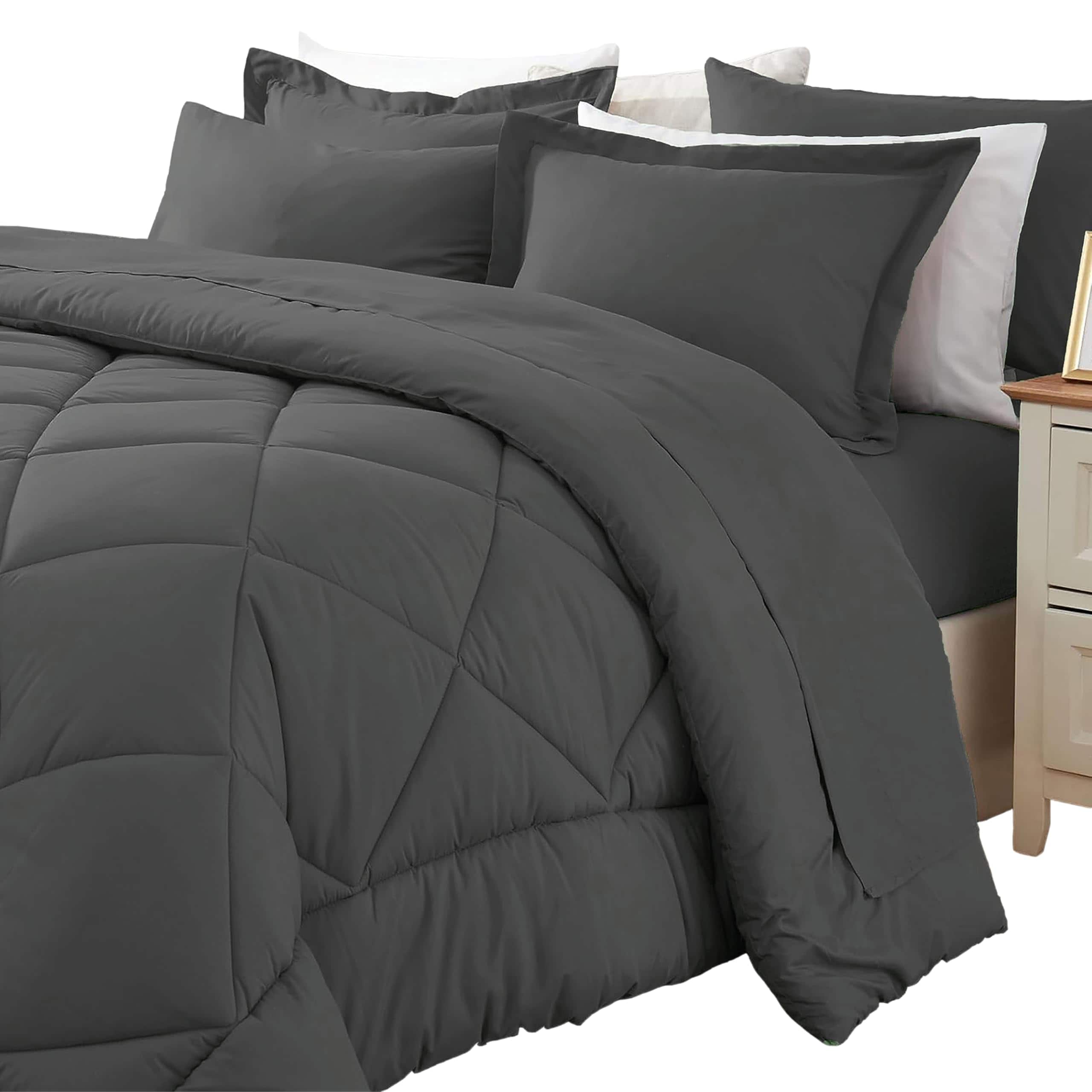 Juego de edredón para cama Queen Sleepdown con sábanas 7