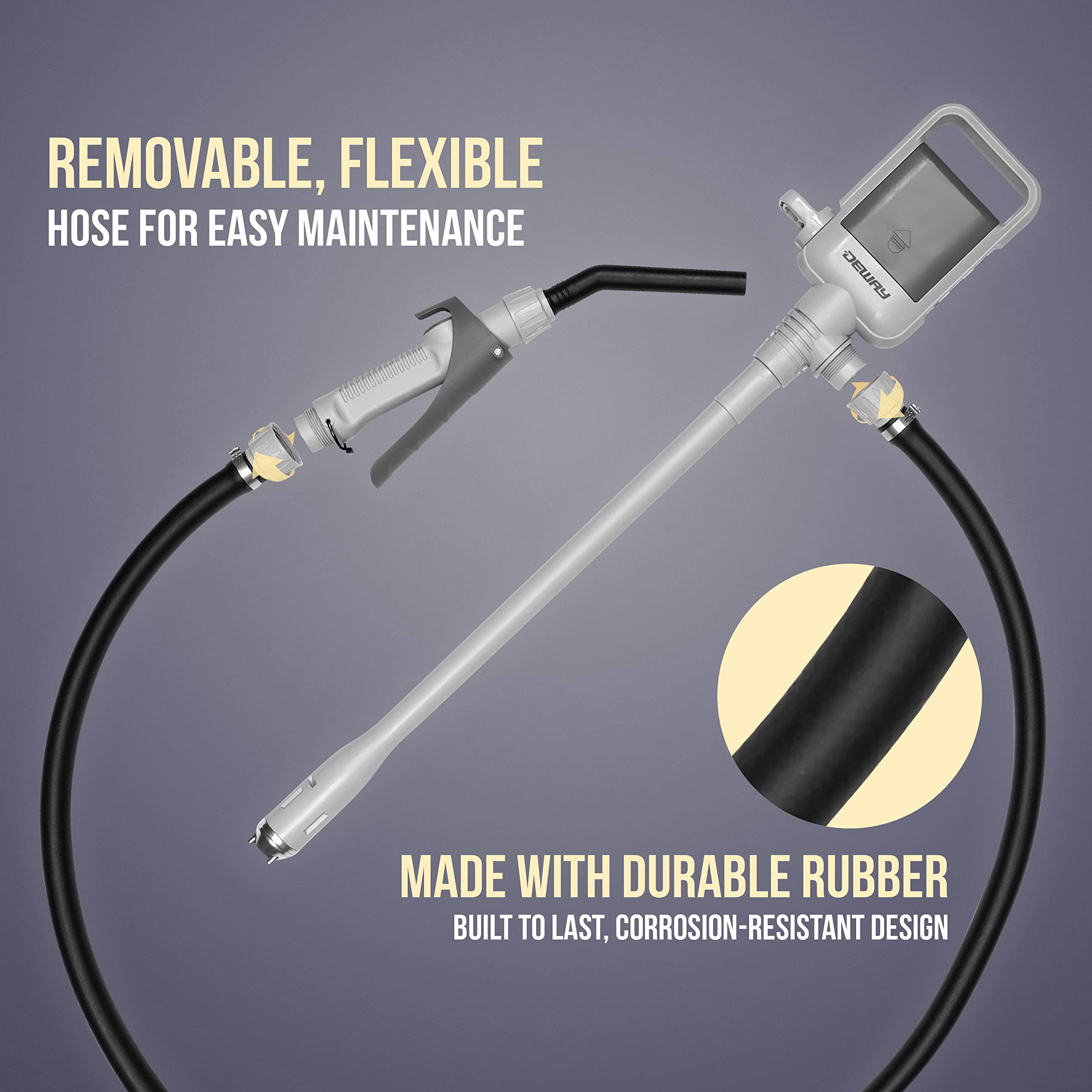 Bomba de Transferencia Automática DEWAY con Boquilla para - Imagen 6