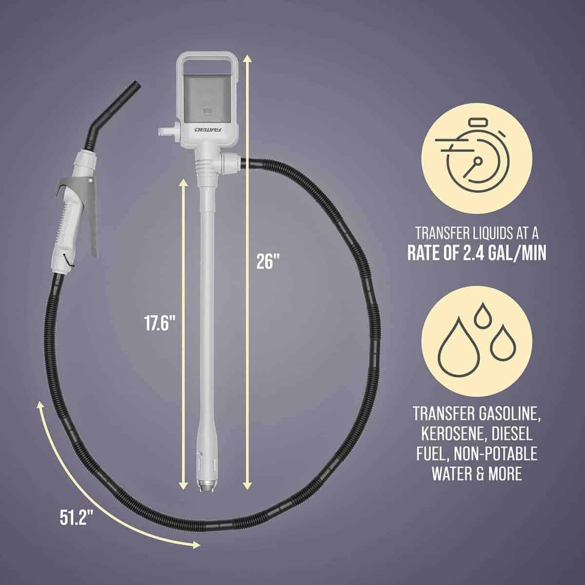 Bomba de Transferencia de Combustible -Gris - Imagen 6