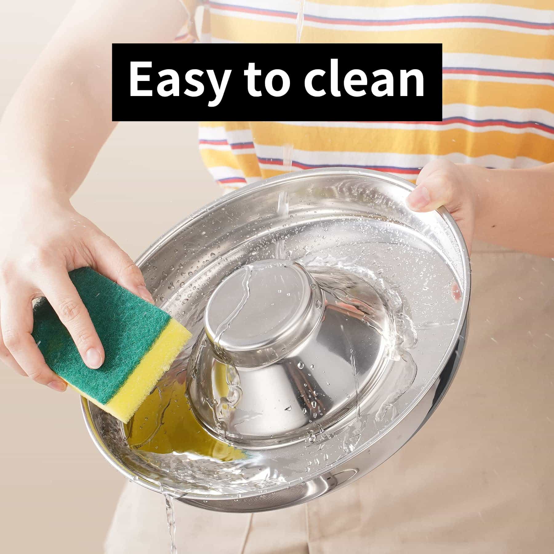 Juego de 2 Tazones de Acero Inoxidable para Perros de - Imagen 9