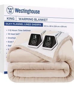 Manta Eléctrica King Size Westinghouse, Suave Tela de