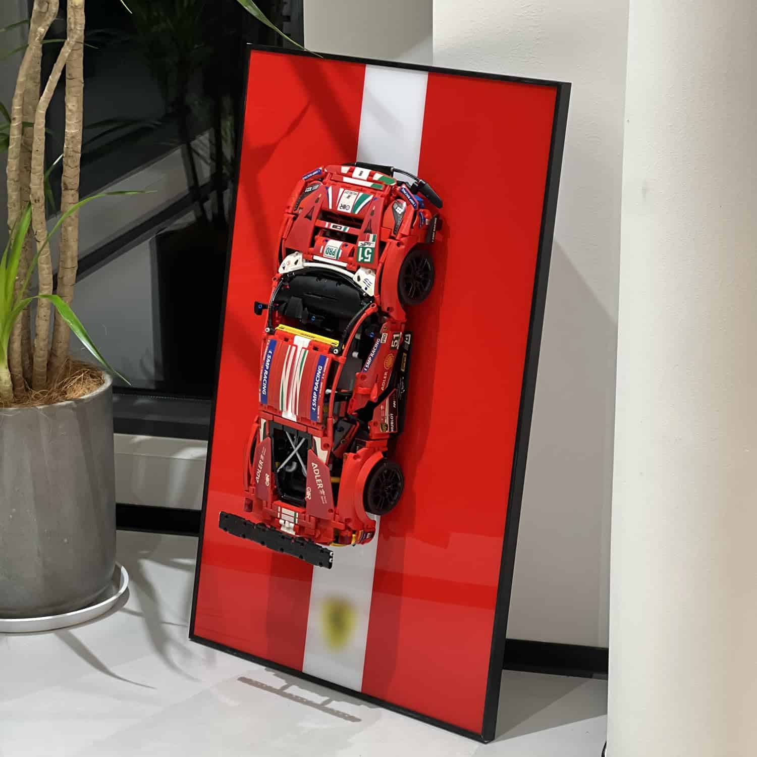 Tablero de Exhibición iLuane para Lego Technic Ferrari 488