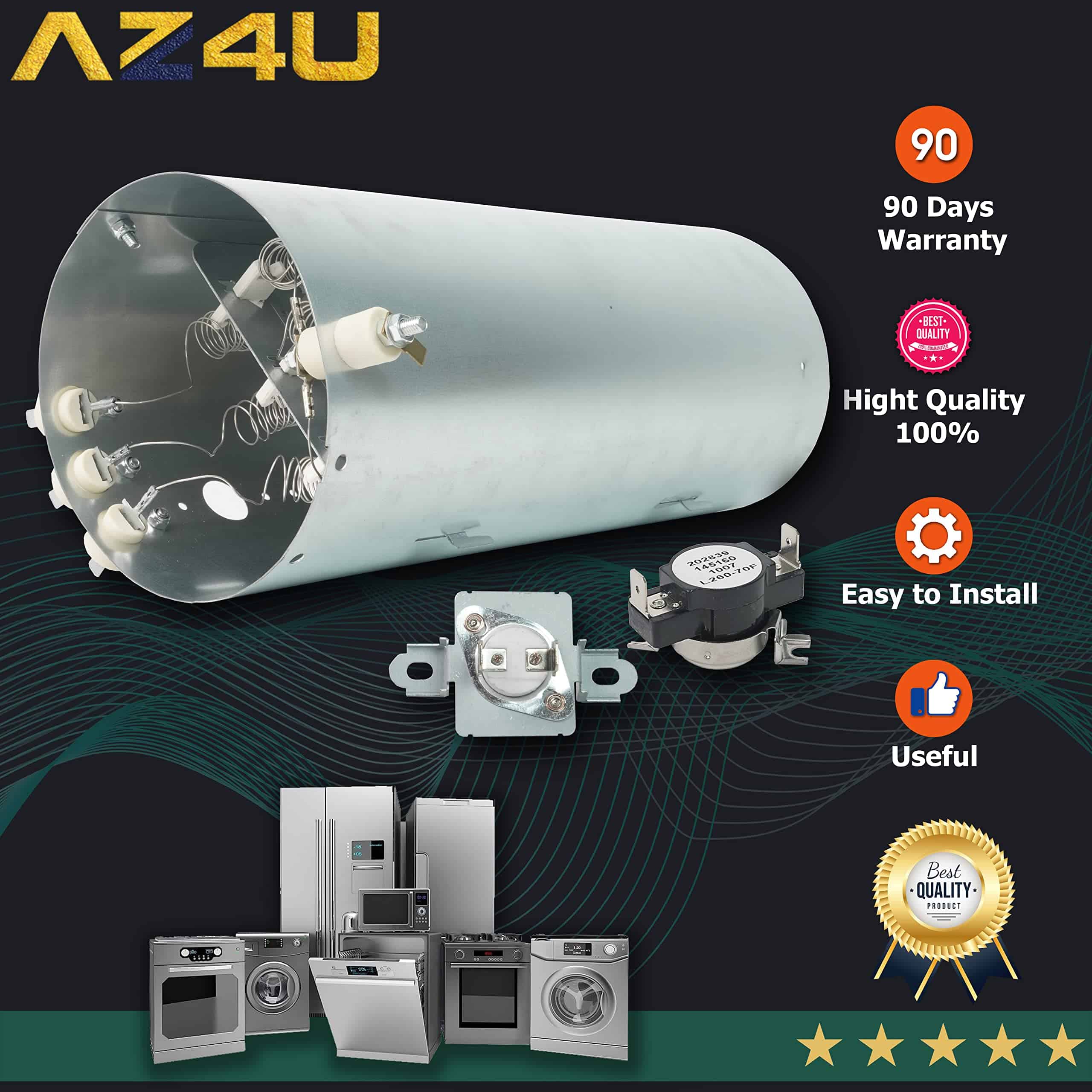 AZ4U 134792700 1482984 Conjunto de elemento calefactor de - Imagen 9