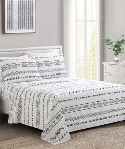 Juego de Sábanas Ultra Suaves de Bambú con Estampado