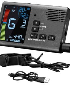 POGOLAB Metrónomo Afinador, 5 en 1 Metrónomo Digital