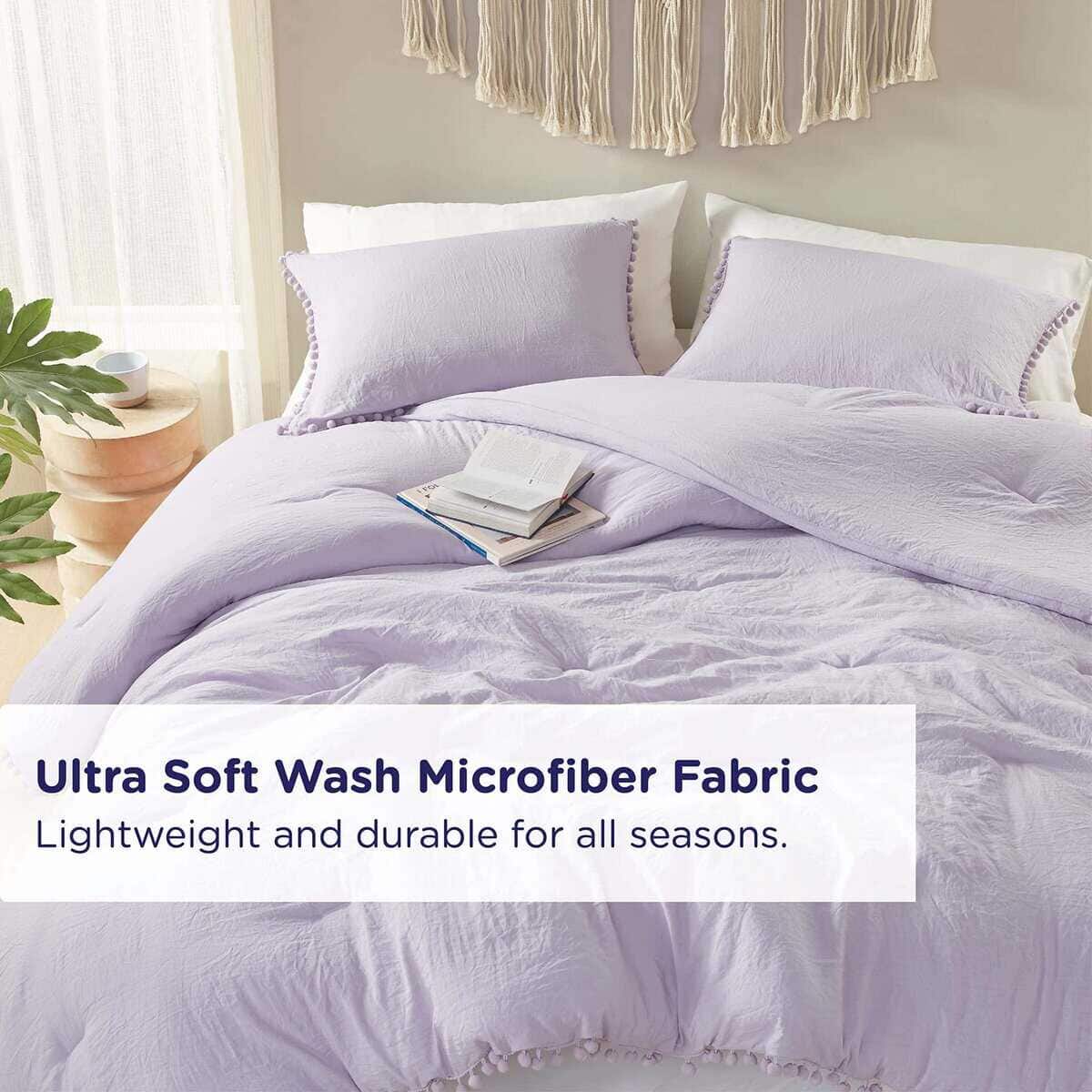 Juego de cama Codi Lavanda Púrpura Boho King, Diseño de - Imagen 4