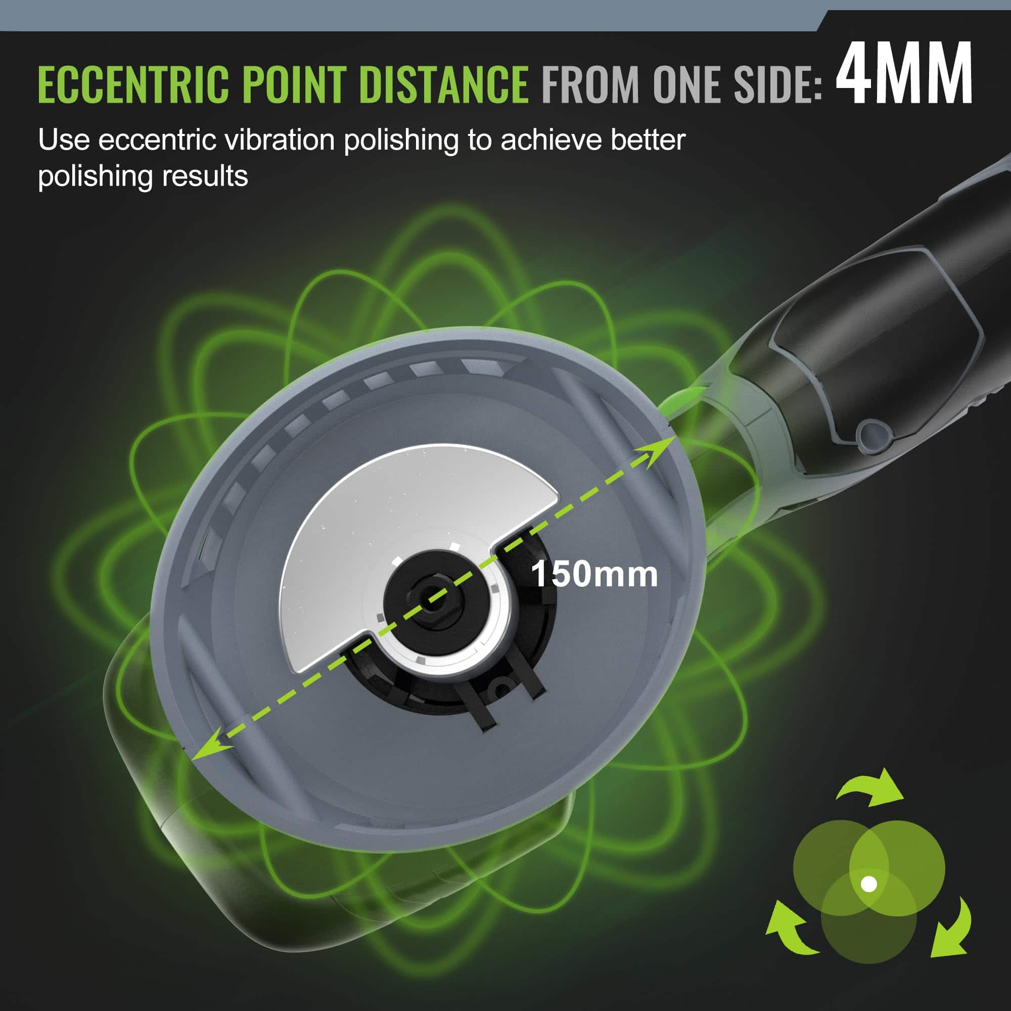 Pulidora Buffer Inalámbrica WORKPRO de 6 pulgadas con Doble - Imagen 4